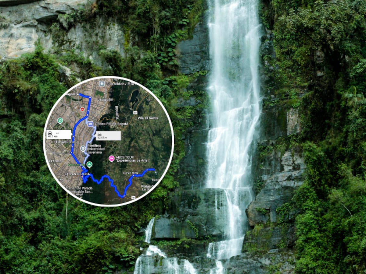A menos de una hora de Bogotá está el mejor plan para vacaciones: la cascada más alta de Colombia