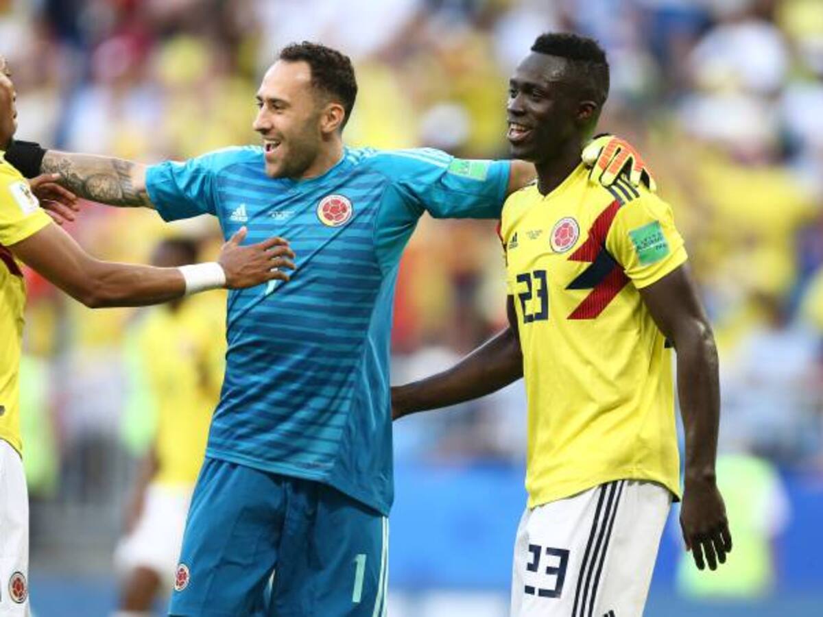Las caras de victoria de los jugadores de la Selección Colombia