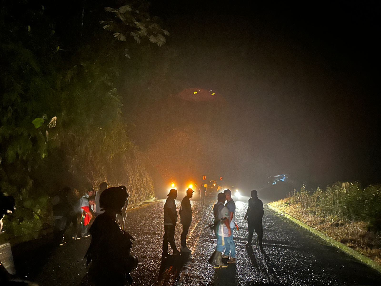 Asonada en El Diviso-Nariño . Foto: Ejército Nacional