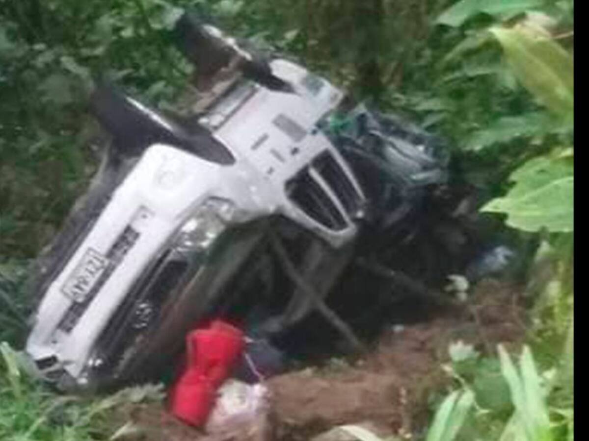 Dos muertos deja fatal accidente víal en el ‘trampolín de la muerte’