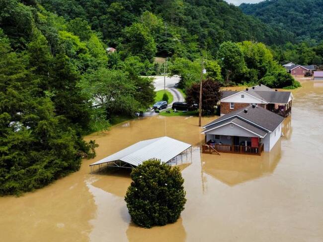 Asciende a 16 el número de muertos en Kentucky por inundaciones en EE.UU. Foto: Getty