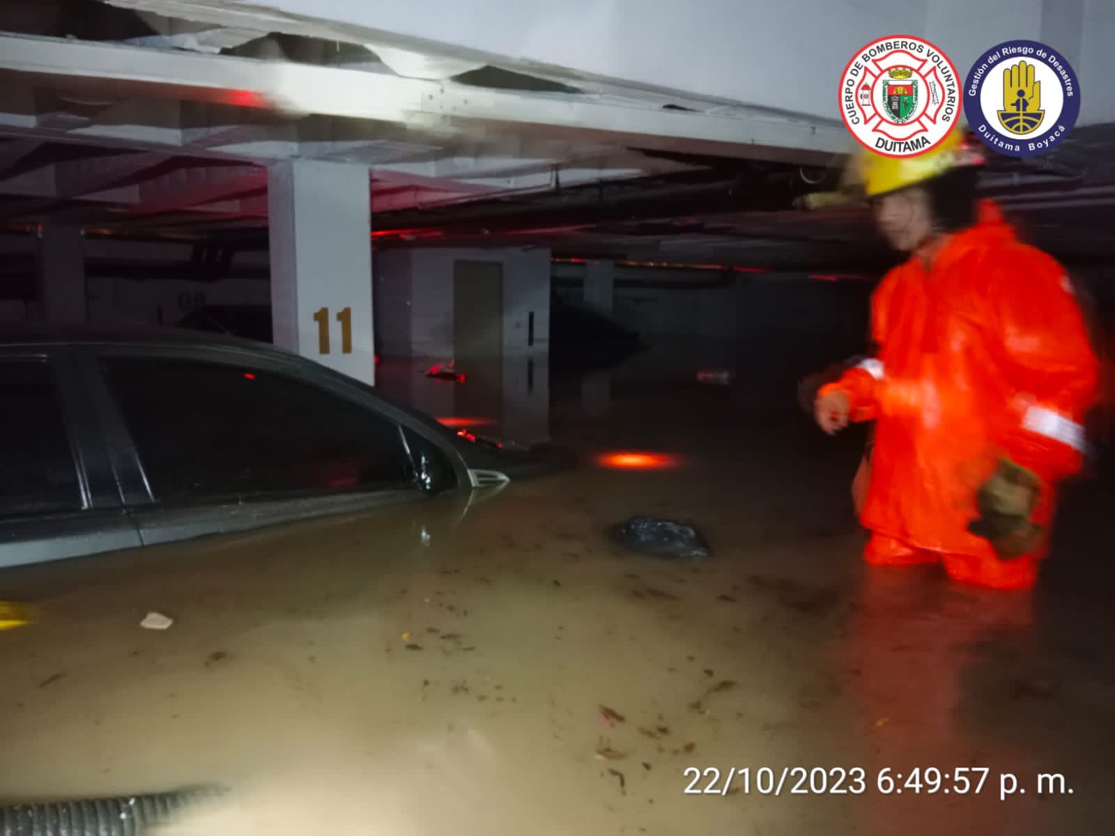 Duitama otra vez inundada