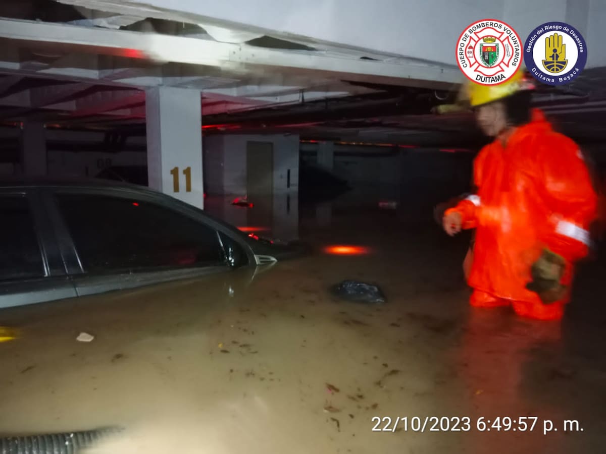 Duitama volvió a inundarse, al menos 25 emergencias se presentaron la noche anterior