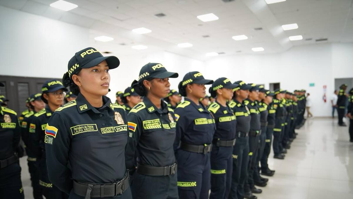 108 Nuevos policías llegaron a Bolívar para reforzar estrategia de seguridad