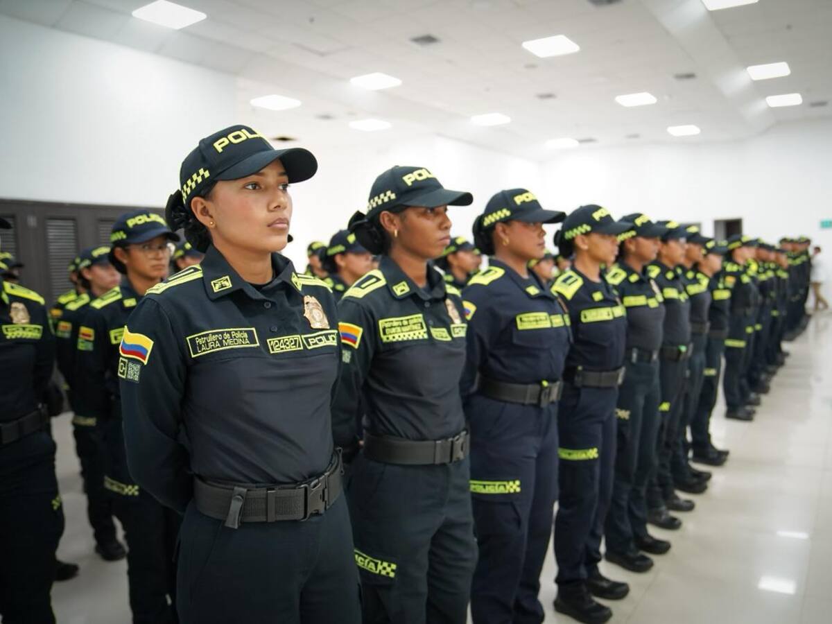 108 Nuevos policías llegaron a Bolívar para reforzar estrategia de seguridad