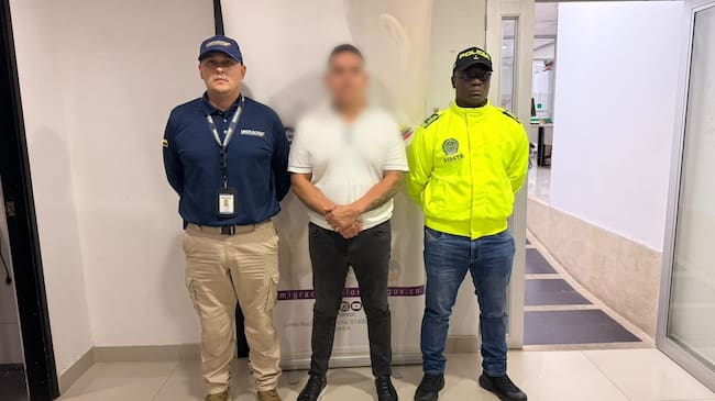 Alias El Mexicano capturado en Medellín- foto Policía Metropolitana