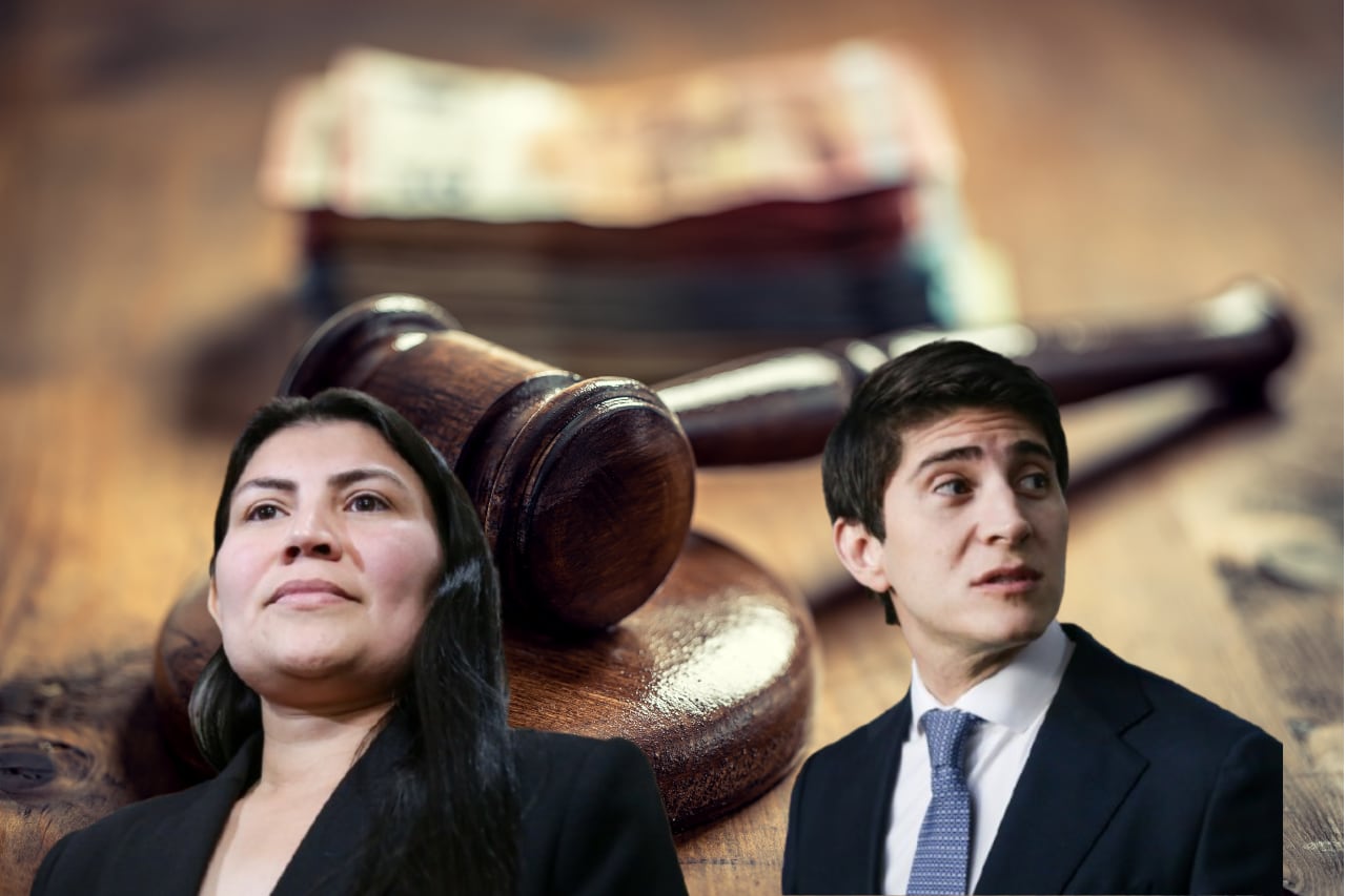 Wadith Manzur y Karen Manrique y que pasará con sus curules, una vez reelectos teniendo medida de aseguramiento. Crédito Colprensa.