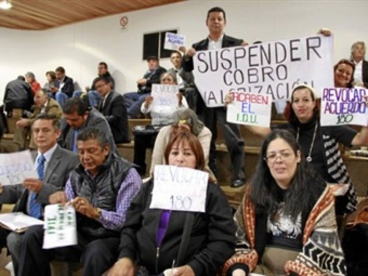 Hoy entregarán proyecto para aplazar el cobro de valorización en Bogotá