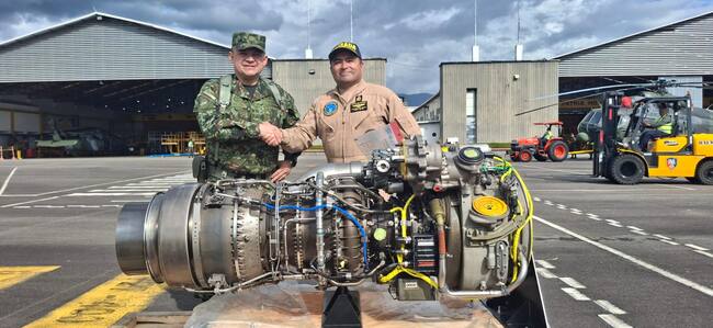 Motor CT7-9C3, del avión de patrulla marítima casa CN235-300 NPA