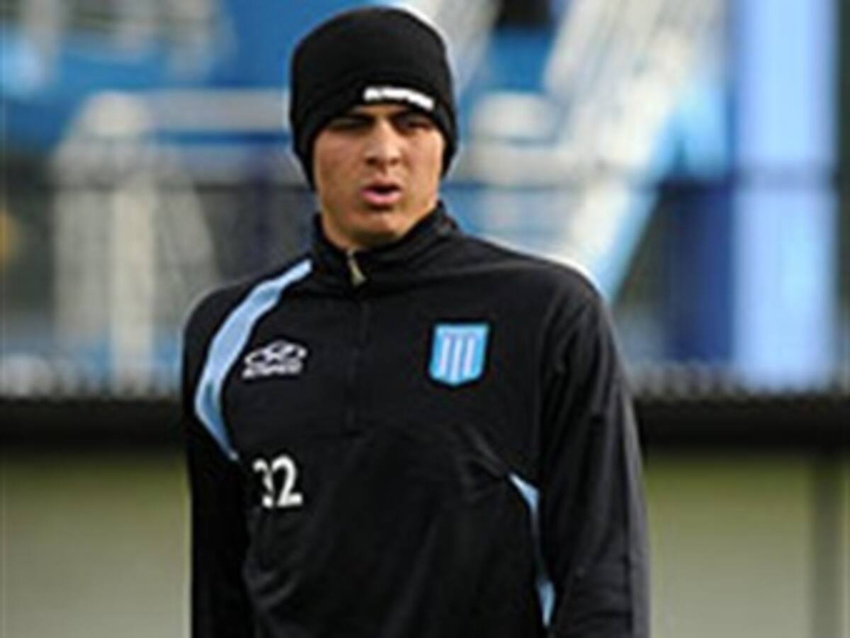 Giovanni Moreno hizo su primera práctica con Racing de Avellaneda