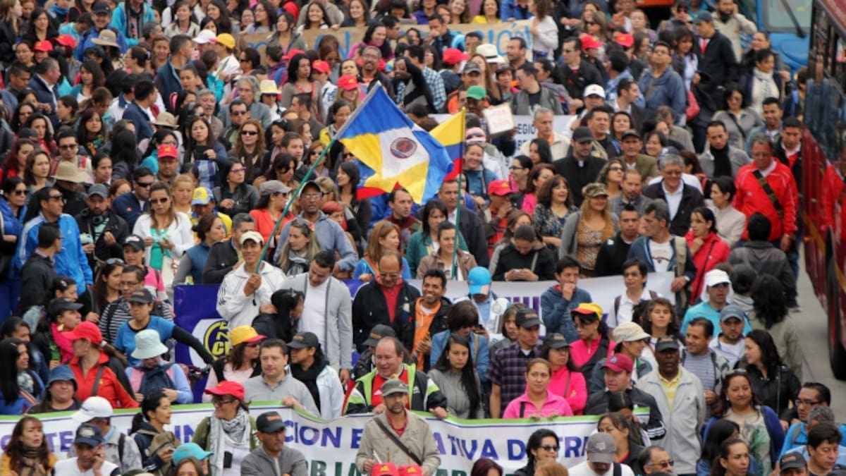 Alrededor de 10 mil profesores y 200 mil niños sin clases por paro de Sindimaestros en Boyacá