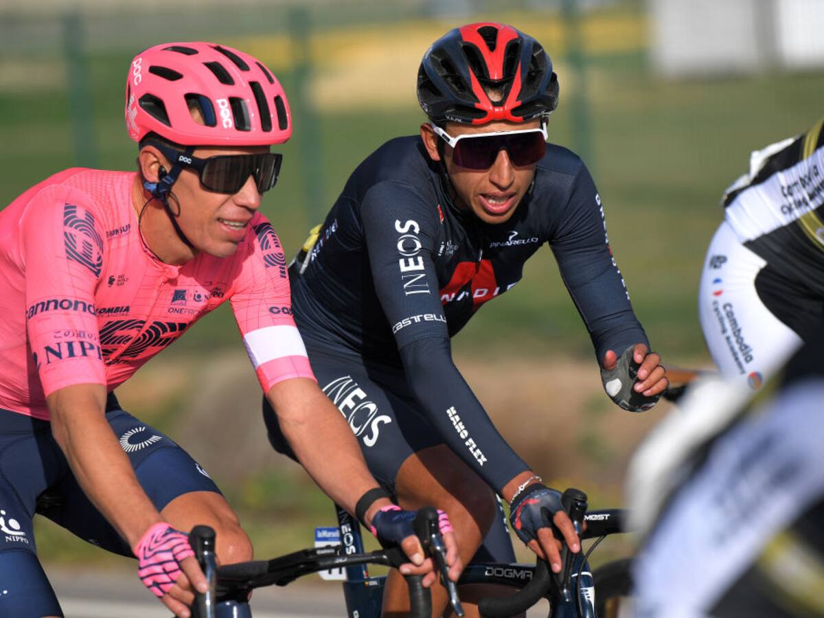 Video: Particular entrenamiento de Rigoberto Urán y Egan Bernal en las carreteras de Niza