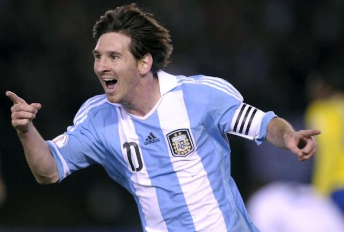 Lionel Messi fue la estrella de Argentina en 2005. Su Selección fue campeona.
