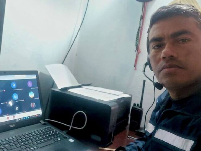 John Freddy González, enfermero y bombero