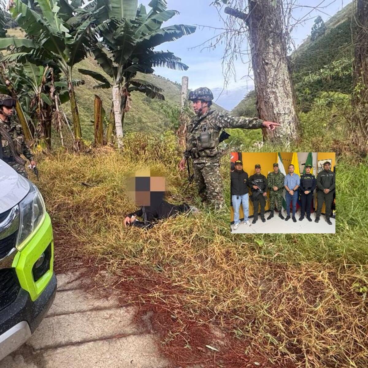 En zona rural de Génova, Quindío, las autoridades frustraron el secuestro de un comerciante
