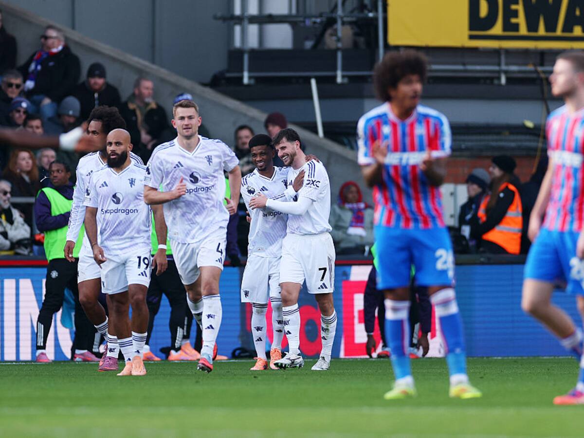 Manchester United vence al Crystal Palace de Daniel Muñoz y así queda la tabla en Premier League