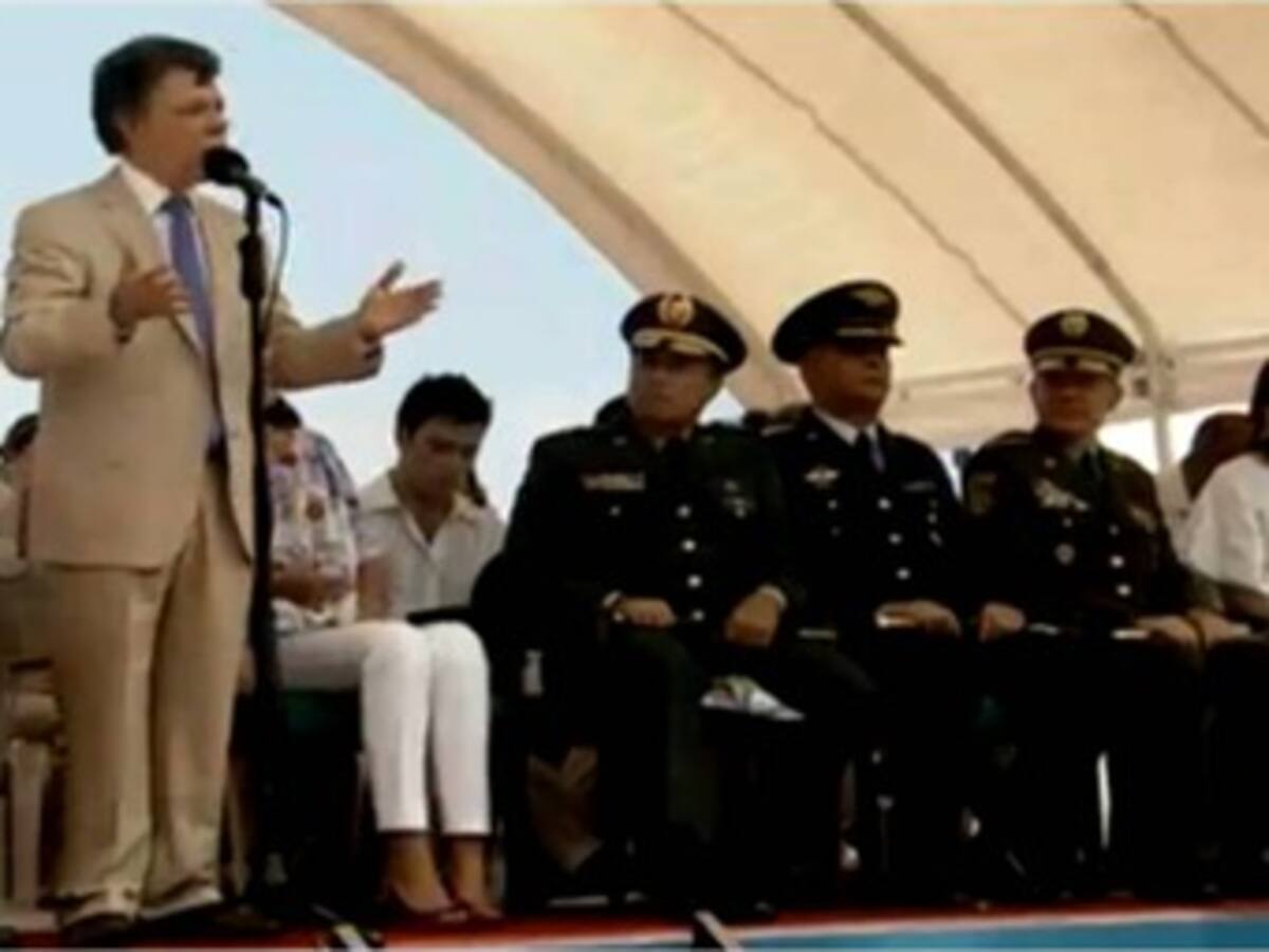 “Las Farc ya no tienen influencia a lo largo y ancho del territorio”, Santos