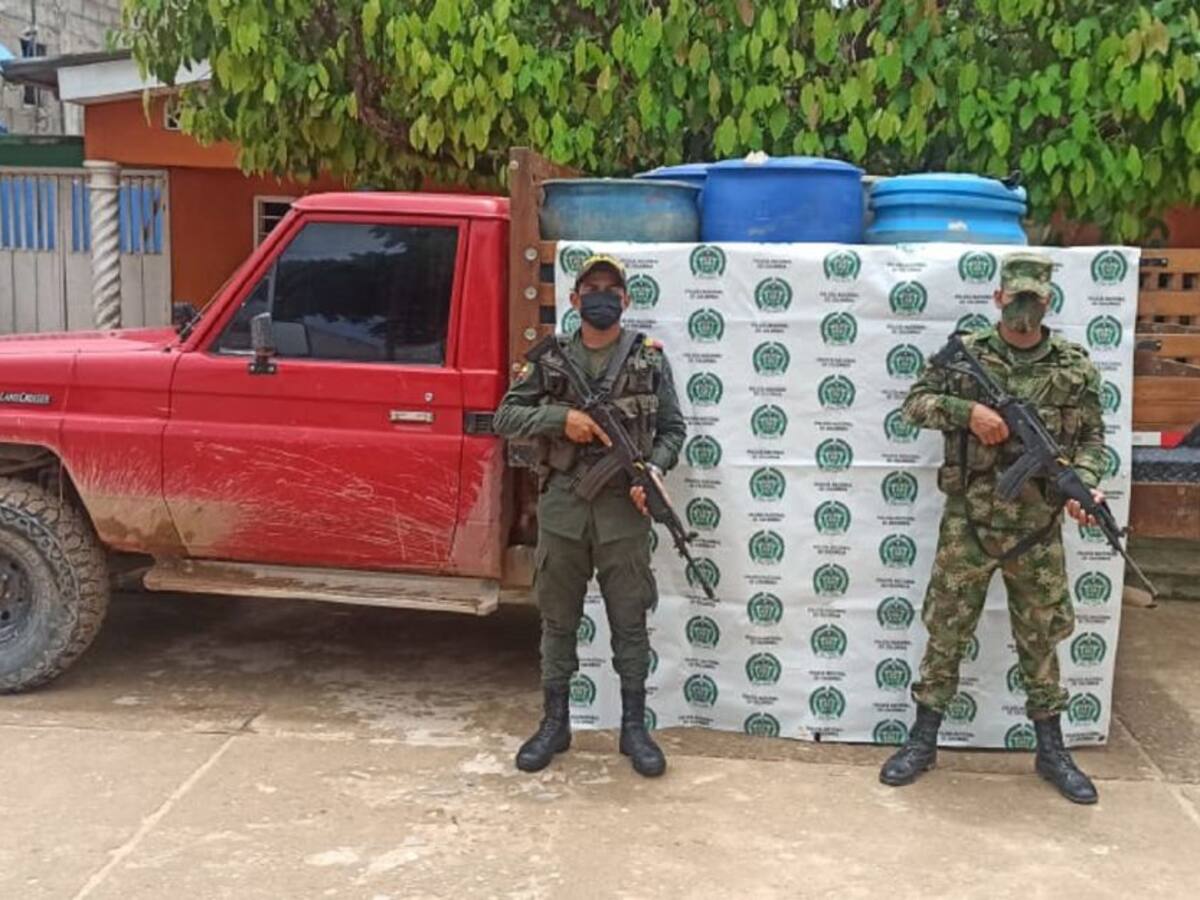 Incautaron 440 galones de gasolina entre Tiquisio y Norosí en Bolívar