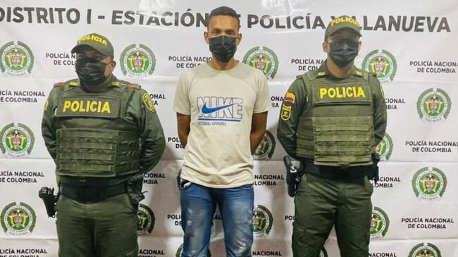 La Policía lo envió a la cárcel tras ser capturado por la Policía. La víctima recibió golpes en diferentes partes del cuerpo, entre ellos su rostro