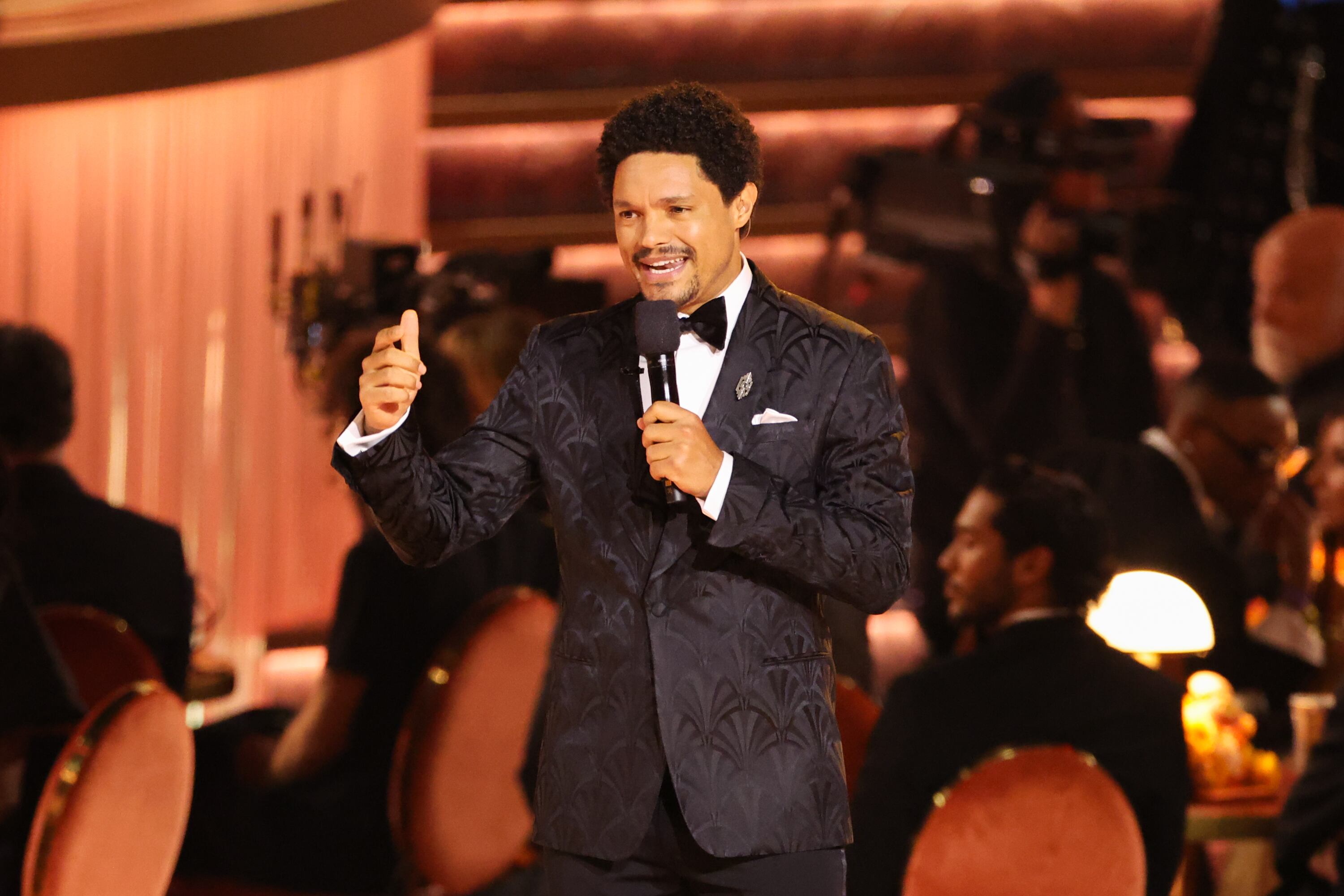 Trevor Noah, 68th GRAMMY Awards. February 01, 2026 in Los Angeles, California. (Photo by Christopher Polk/Billboard via Getty Images)