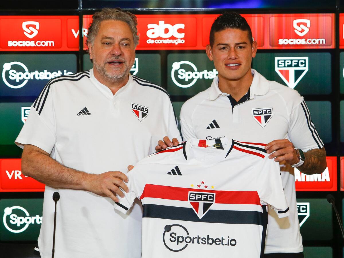Sao Paulo confirma el dorsal que usará James Rodríguez