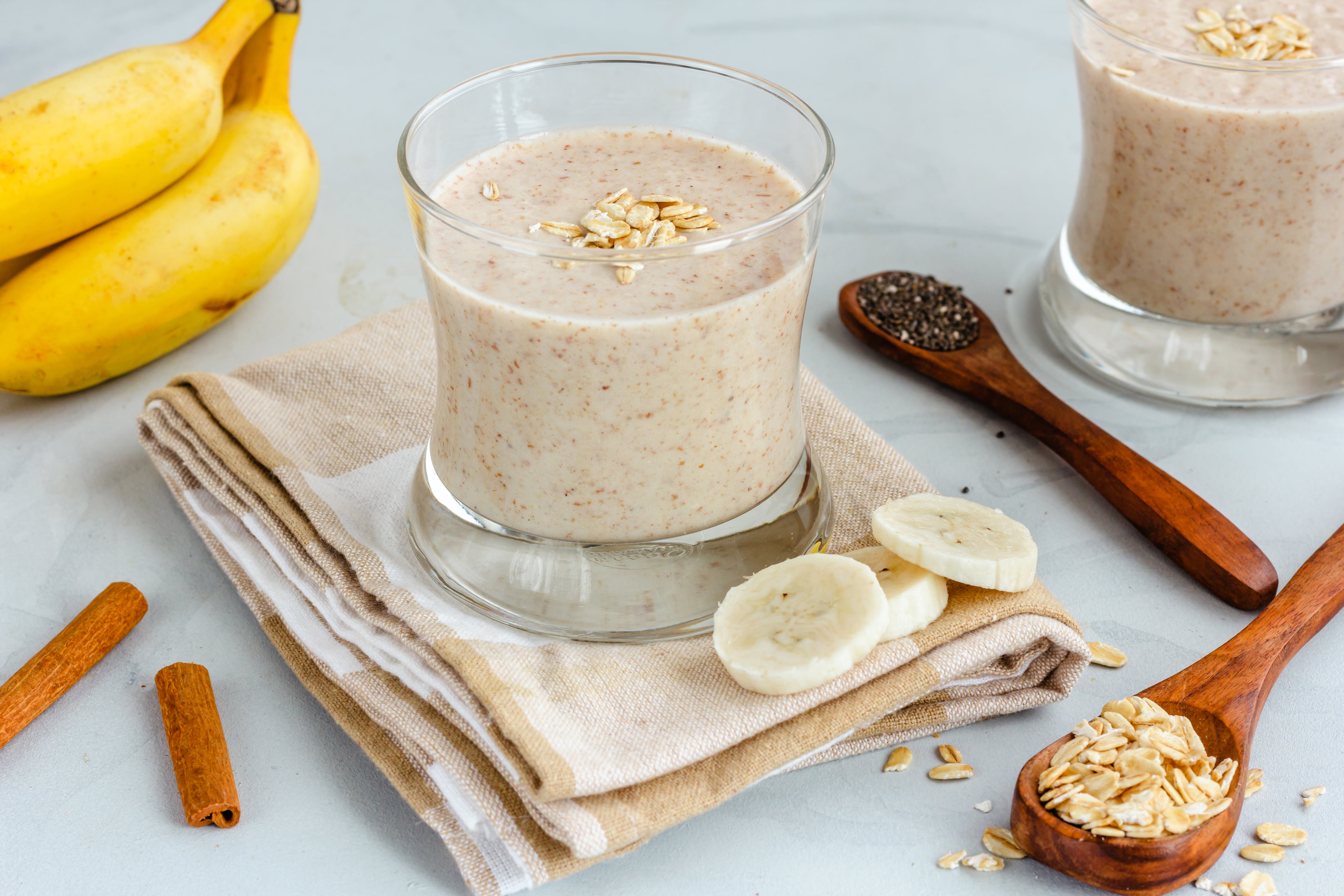 Batido avena y banano. (Getty Images)