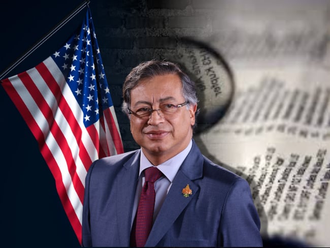 Gustavo Petro y Estados Unidos. Foto: Caracol Radio