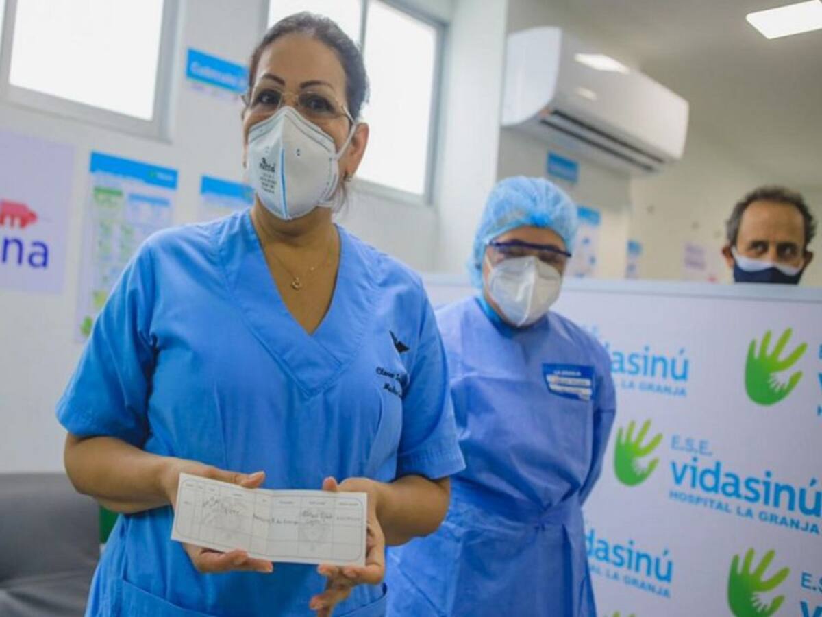 En Montería se conmemora un año de la primera vacuna contra el COVID-19