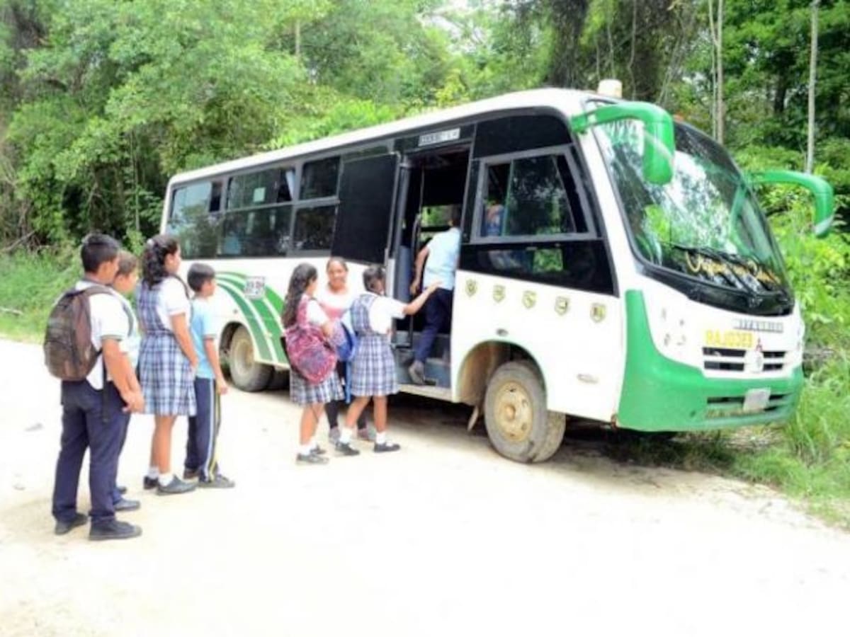 Hay problemas de pagos a los conductores del transporte escolar de un colegio rural en Manizales
