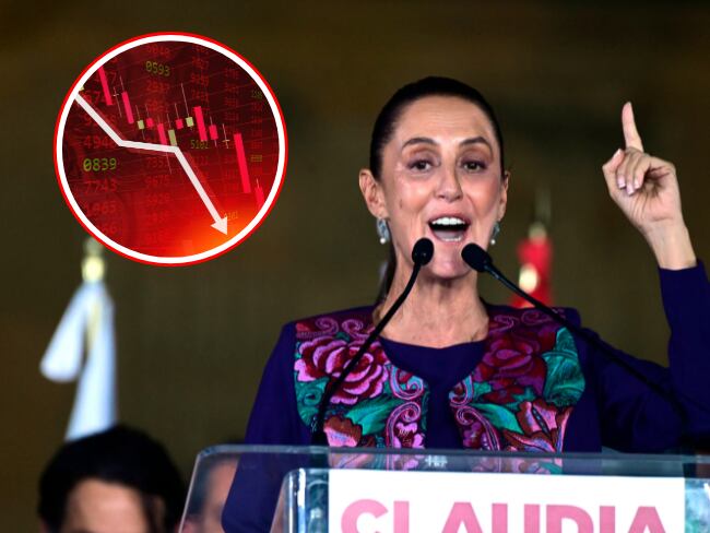 Los mercados mexicanos resintieron el triunfo de Claudia Sheinbaum como próxima presidenta del país.
(foto: Getty / Caracol Radio)