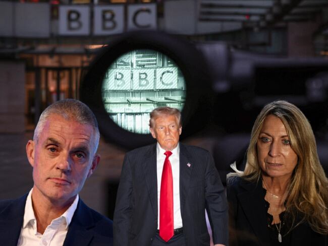 Directores de la BBC renuncian por presunta manipulación de video de Trump en el asalto al Capitolio. Fotos: AFP