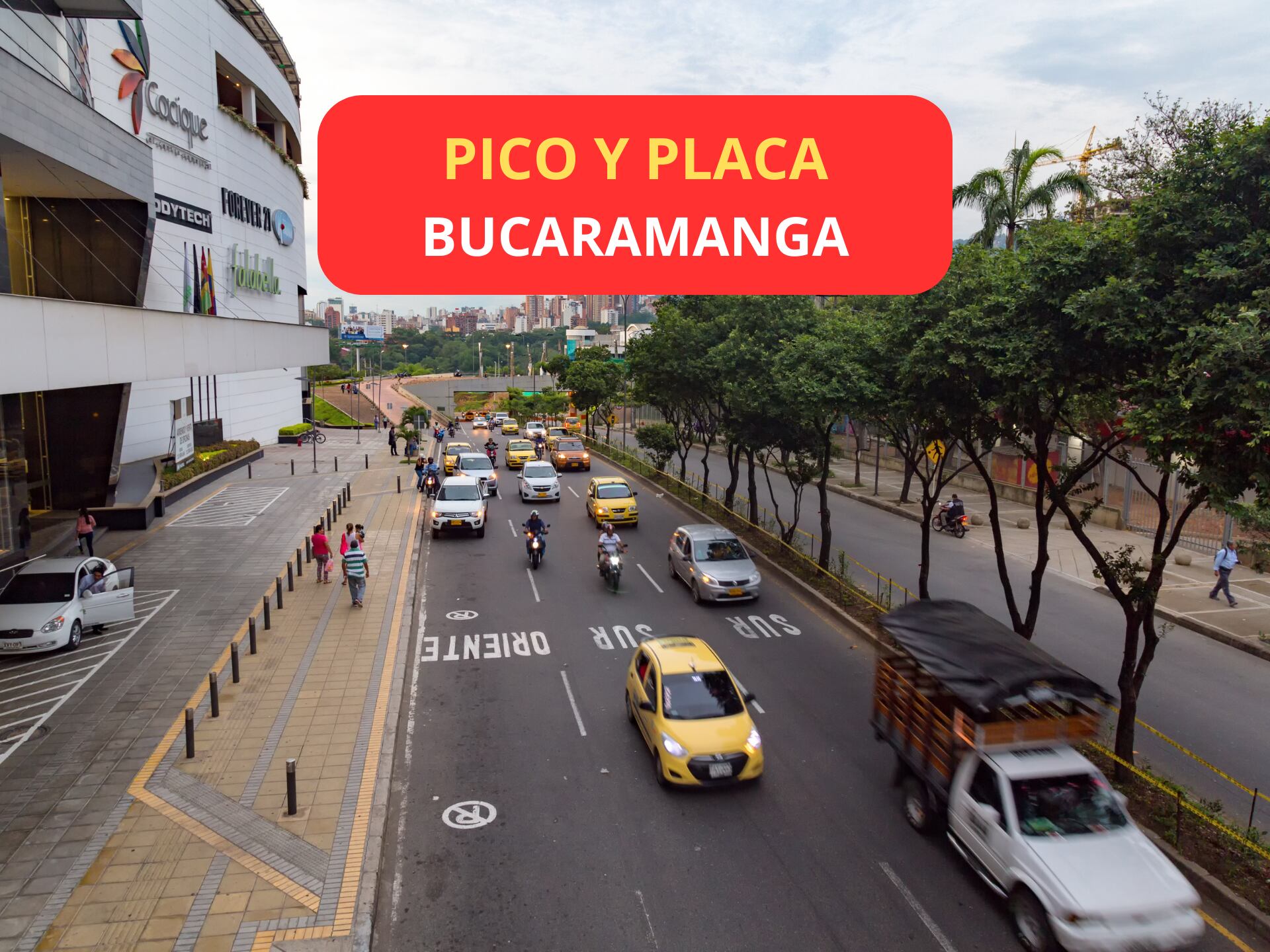 Vehículos transitando por Bucaramanga, Colombia (Foto: Getty Images)