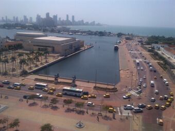 Por esta vía debería estar construido el Transcaribe. Foto: La W