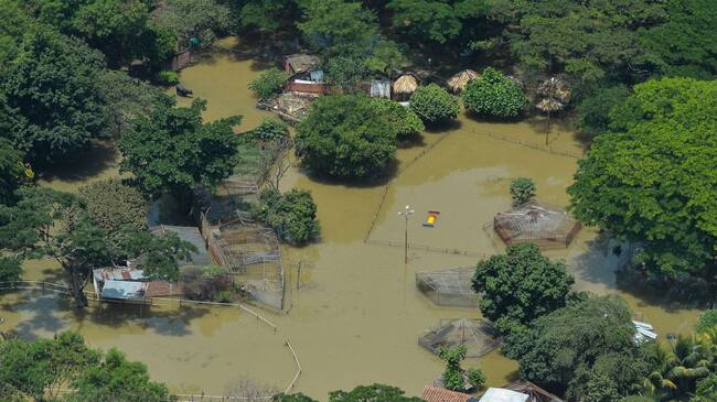 Inundaciones por lluvias fuertes. Foto de referencia