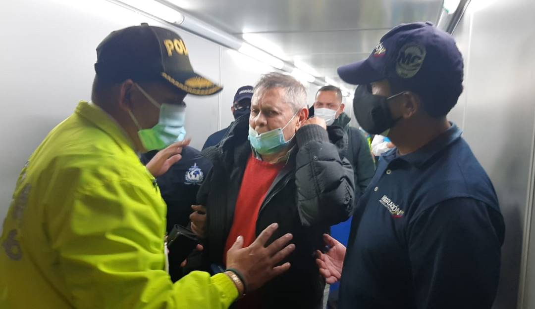 Carlos Mattos tras ser extraditado desde España