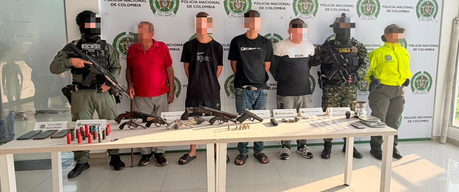 Golpe a "Los Boyacos" y la "Familia P" en operativos del Gaula MIlitar / Foto Ejercol