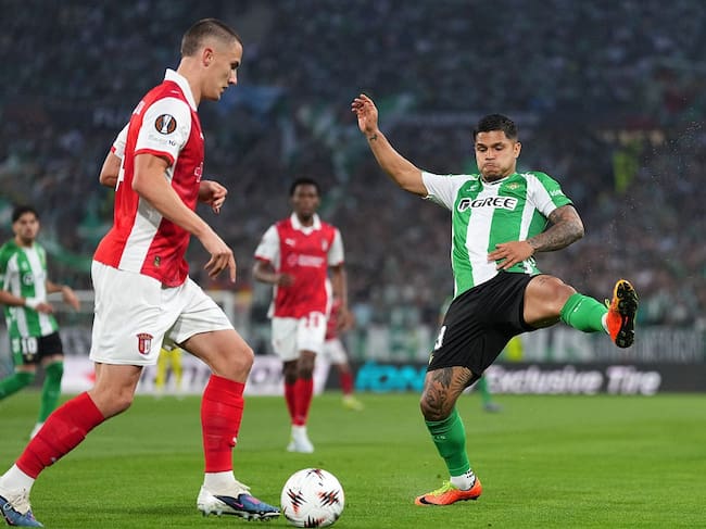 Partido entre el Sporting Braga y el Real Betis / Getty Images