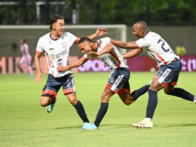 Alianza celebra el segundo gol marcado contra DIM / Colprensa