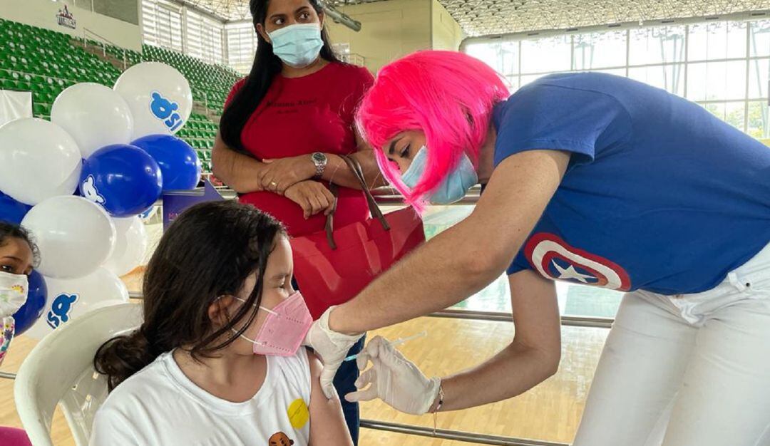 Vacunación a menores entre 3 y 11 años.