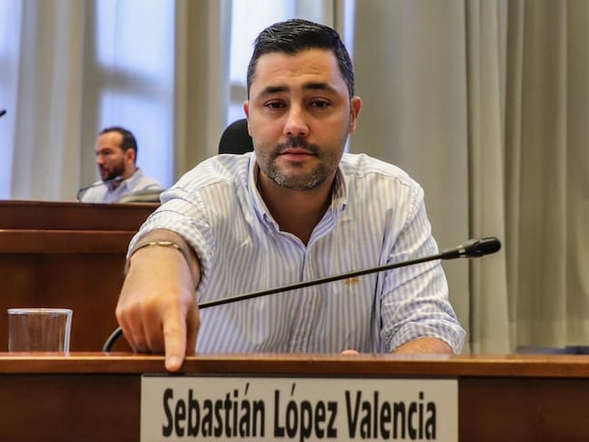 Concejal de Medellín Sebastián López. Foto: @sebaslopezv