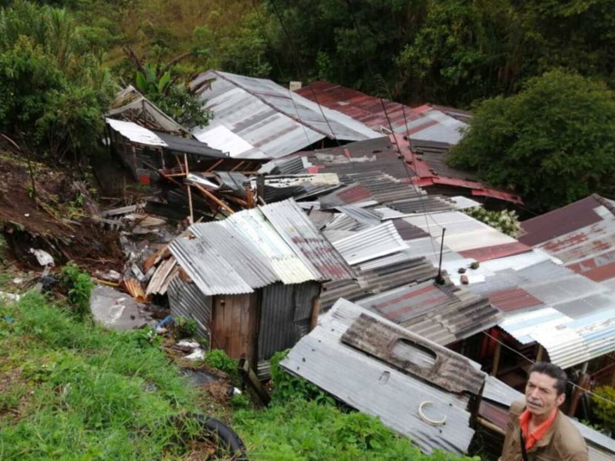 Emergencias por fuertes lluvias en Santa Rosa de Cabal y Dosquebradas