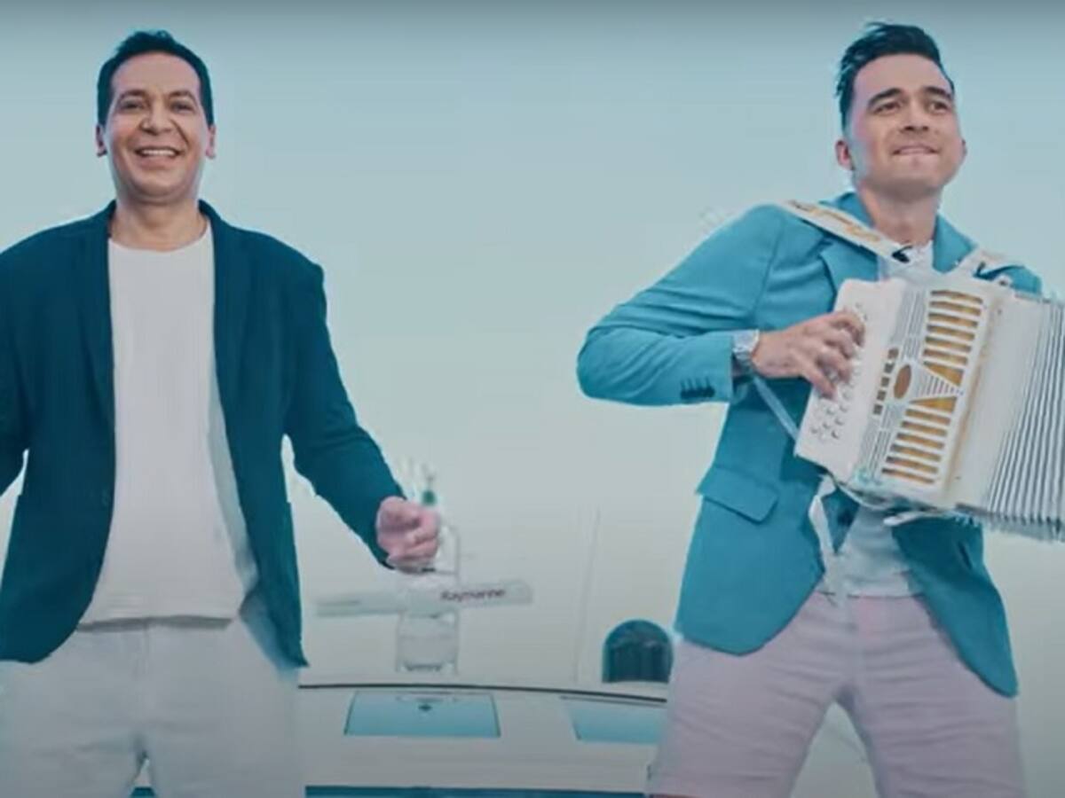 Jakobo Fonseca presentó su nueva canción junto al rey vallenato Sergio Luis Rodríguez