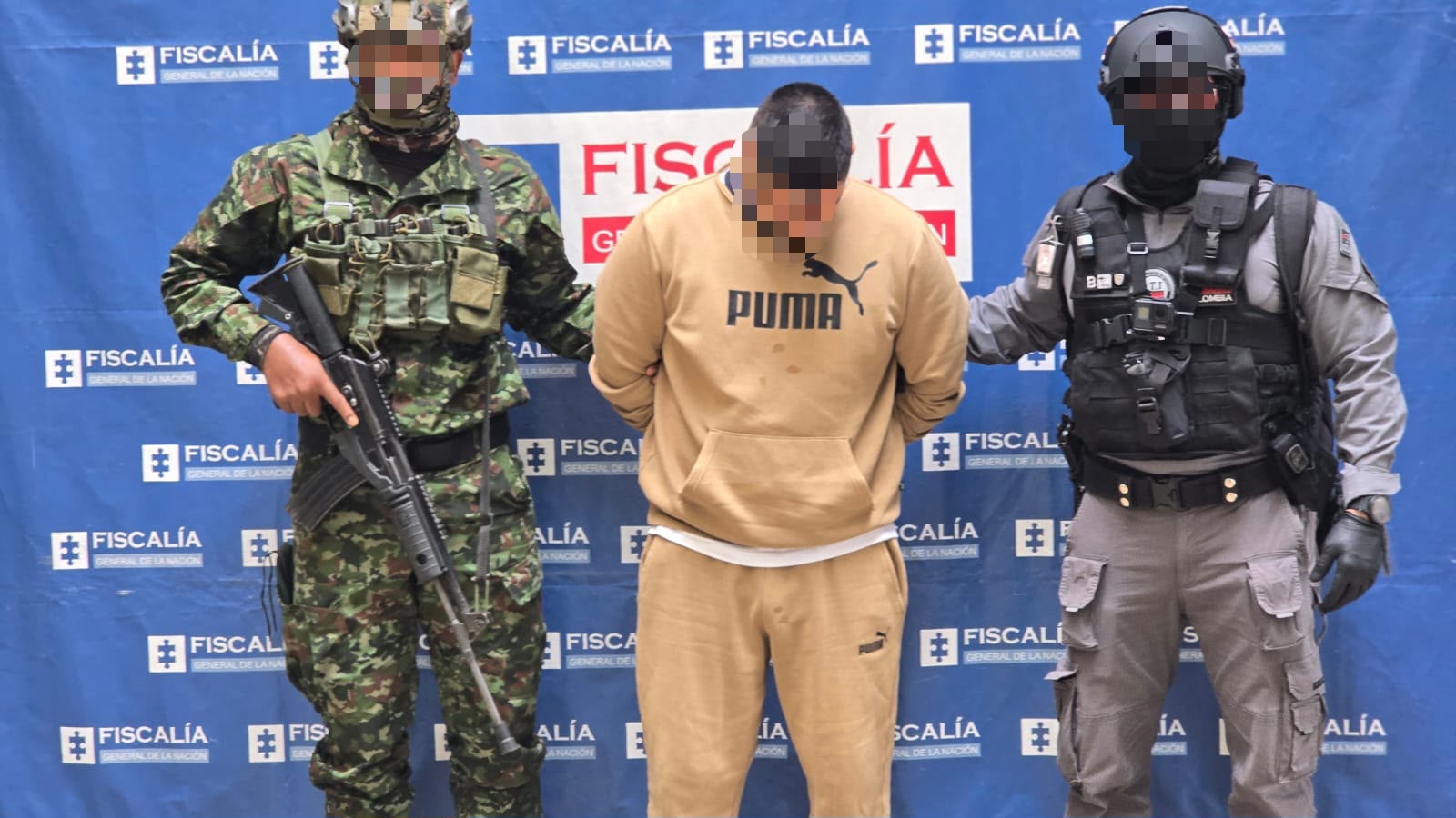 Daniel Uribe Jaramillo, capturado por el delito de narcotráfico- foto Séptima División del Ejército