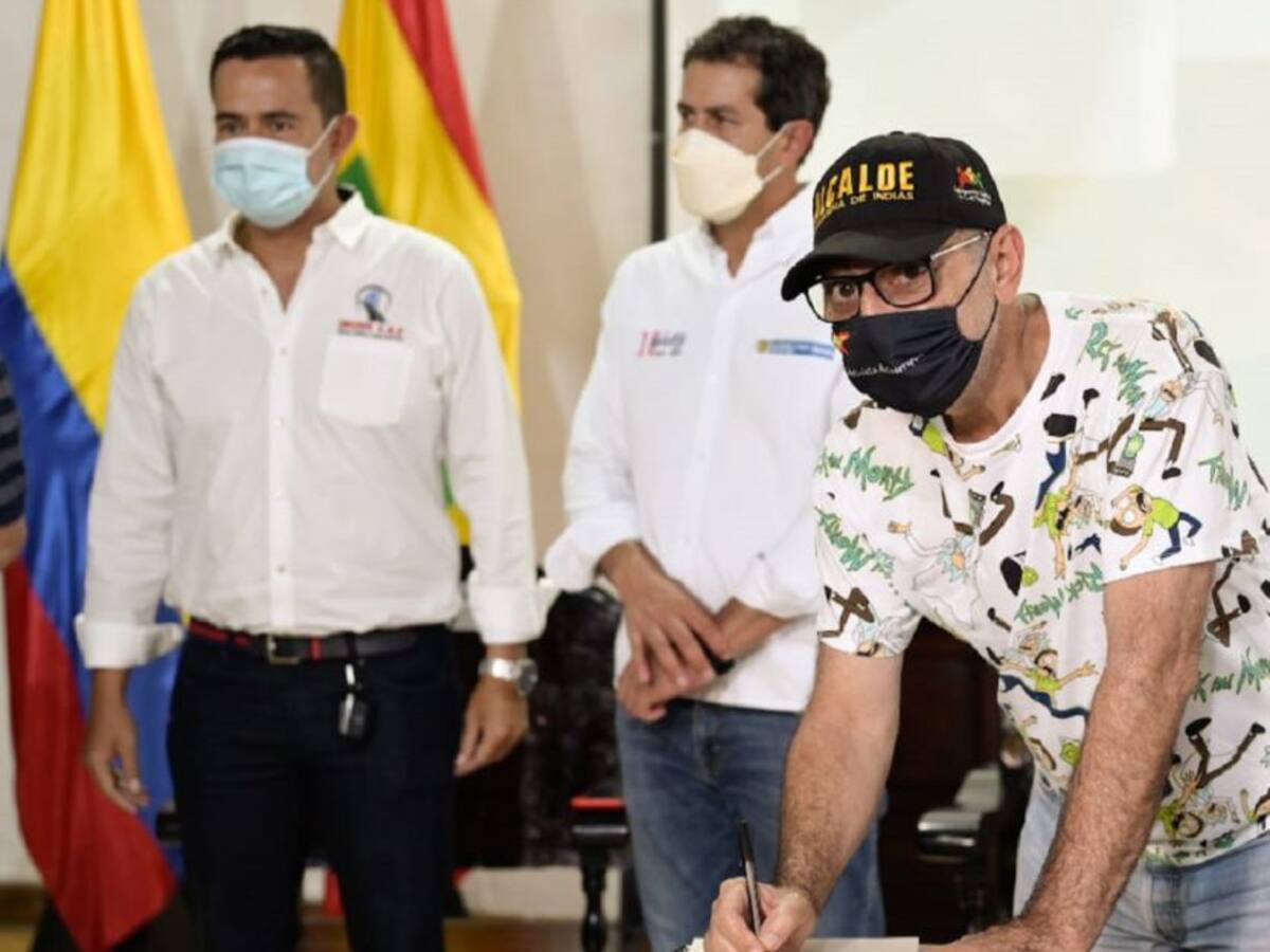 Firman actas de inicio de reconstrucción de canales Matute y Campestre