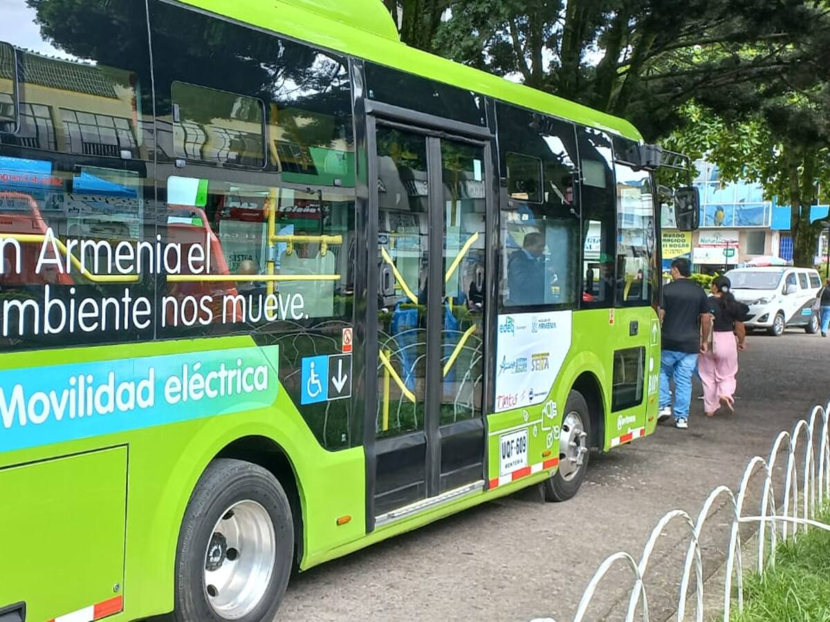 Armenia iniciará con el piloto de bus eléctrico en el transporte público