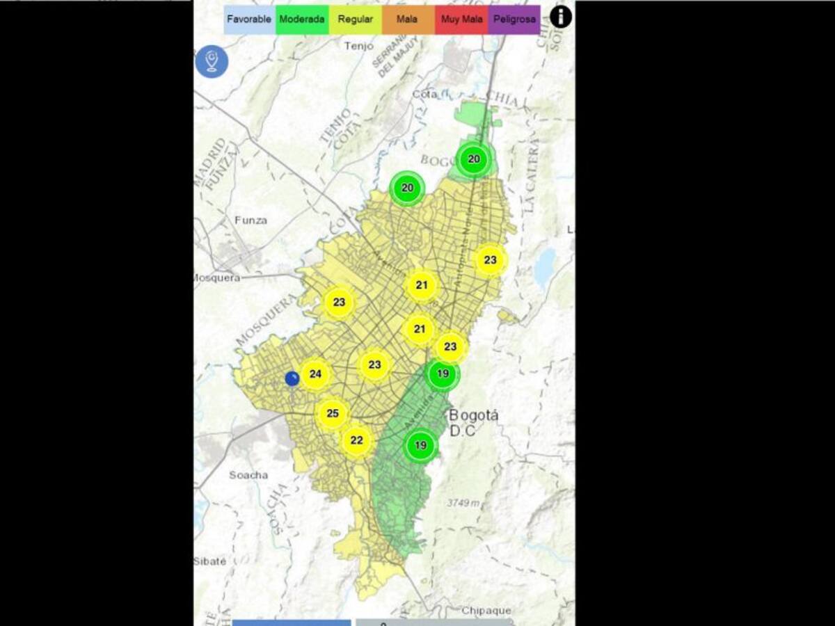 Incendios en Llanos Orientales y en Venezuela afectan aire en Bogotá