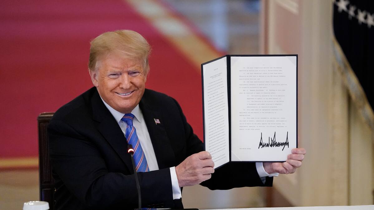 Nueva avalancha de órdenes ejecutivas del presidente Trump en su segundo día de gobierno