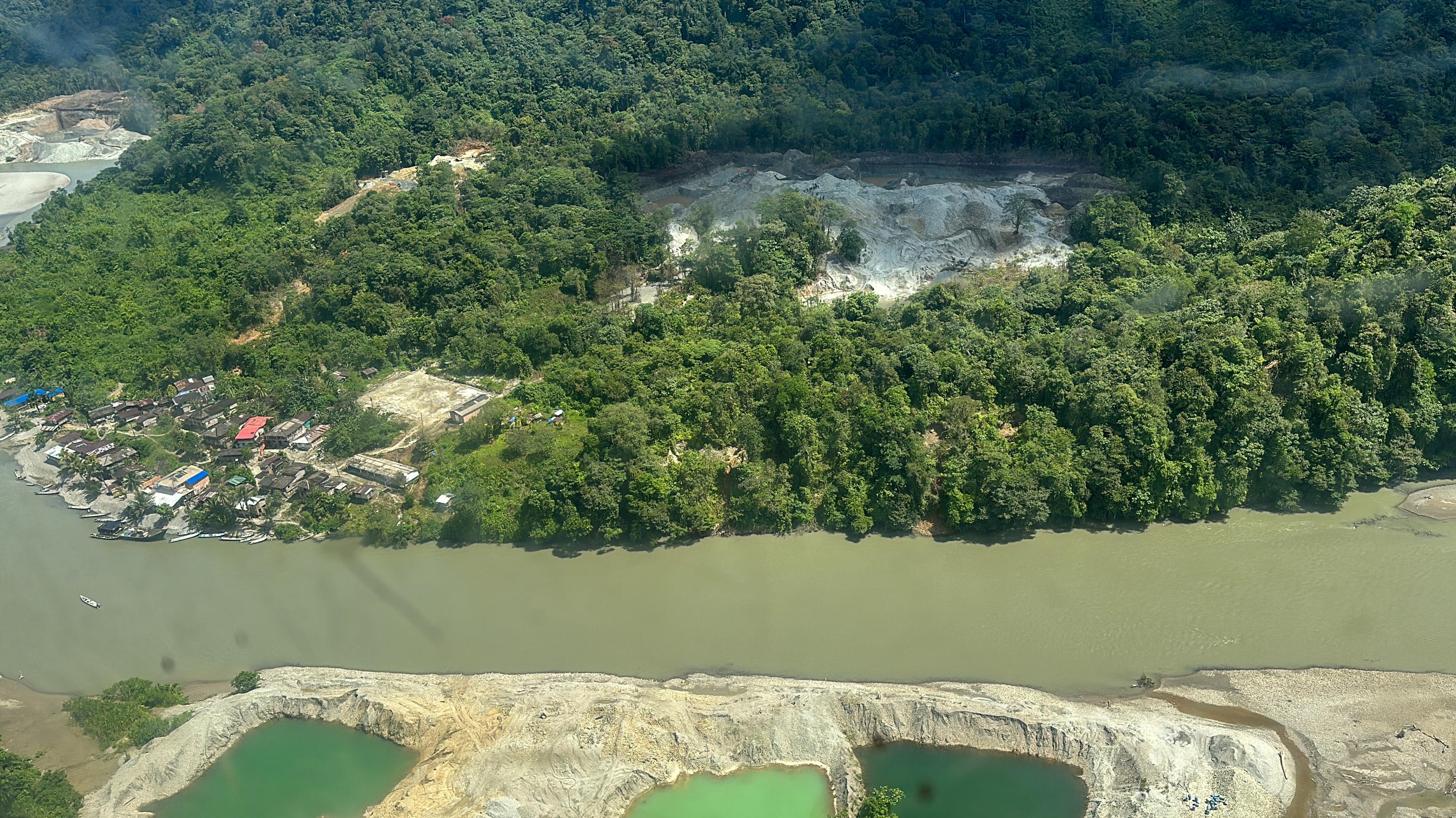 Minería ilegal en El Naya, Buenaventura - Ejército