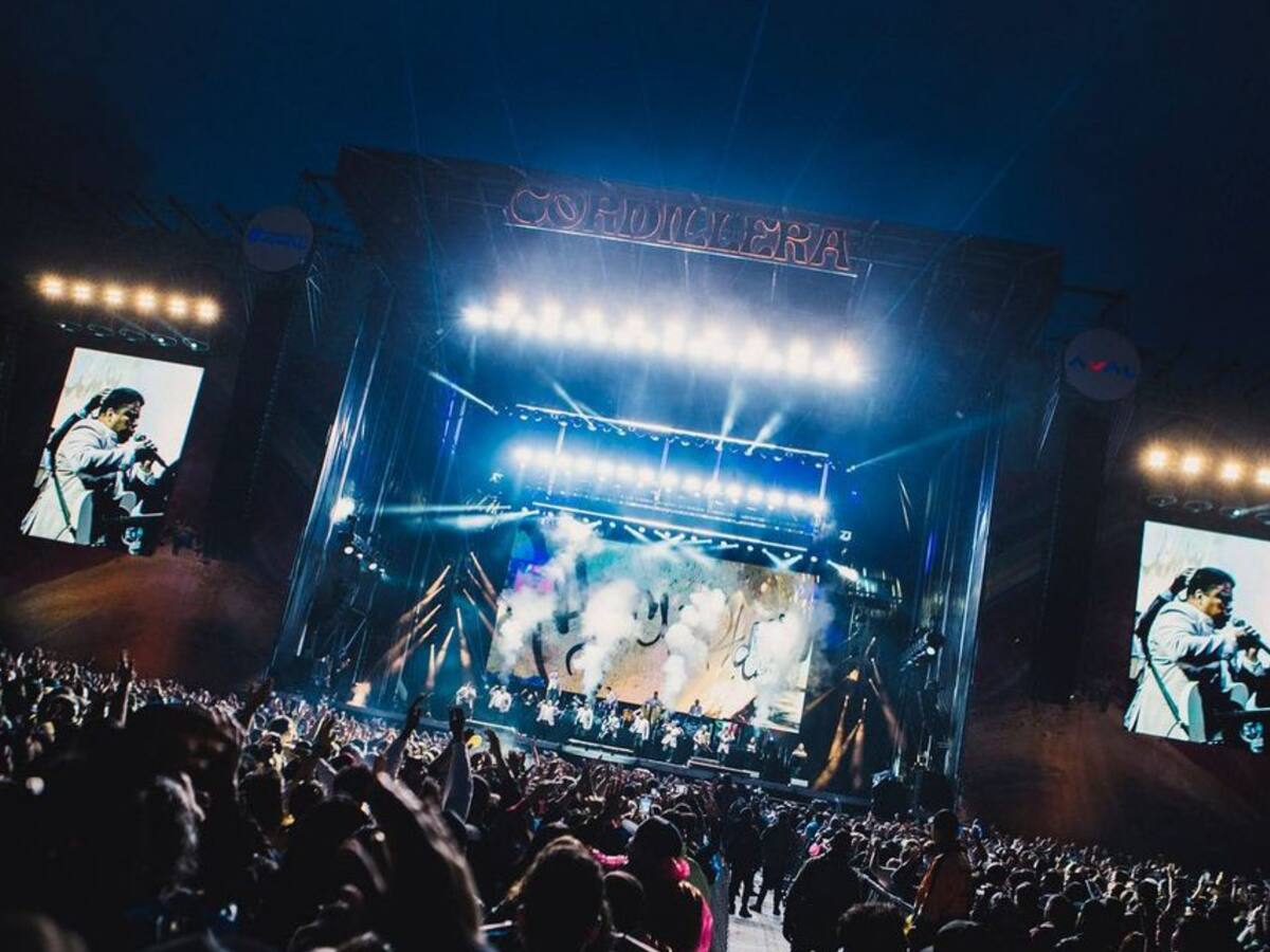 Festival Cordillera 2025 producirá ganancias por más de 75 mil millones de pesos en Bogotá