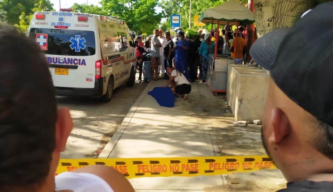 Una de las víctimas era pensionado de la Policía quien trató de defender a la persona contra la que iba dirigido el ataque